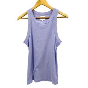 We Are Sundays purple ribbed Turner tank